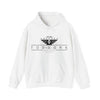 Unisex White Hooded Sweatshirt