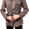 DDR East German Army Gray Wool  4 Pocket Jacket