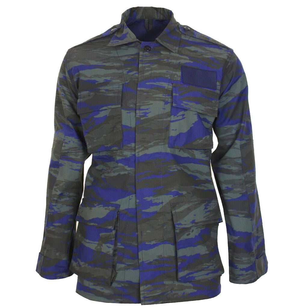 Hellenic Air Force Field US Style BDU Lizard Camo Field Jacket