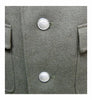 DDR East German Army Gray Wool  4 Pocket Jacket