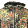 Woodland Flecktarn Camo Deutschland German Bundeswehr Hooded Parka