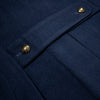 Double Cuffed Royal Blue Overcoat