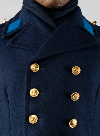 East German Navy Volksmarine Wool Pea Coat