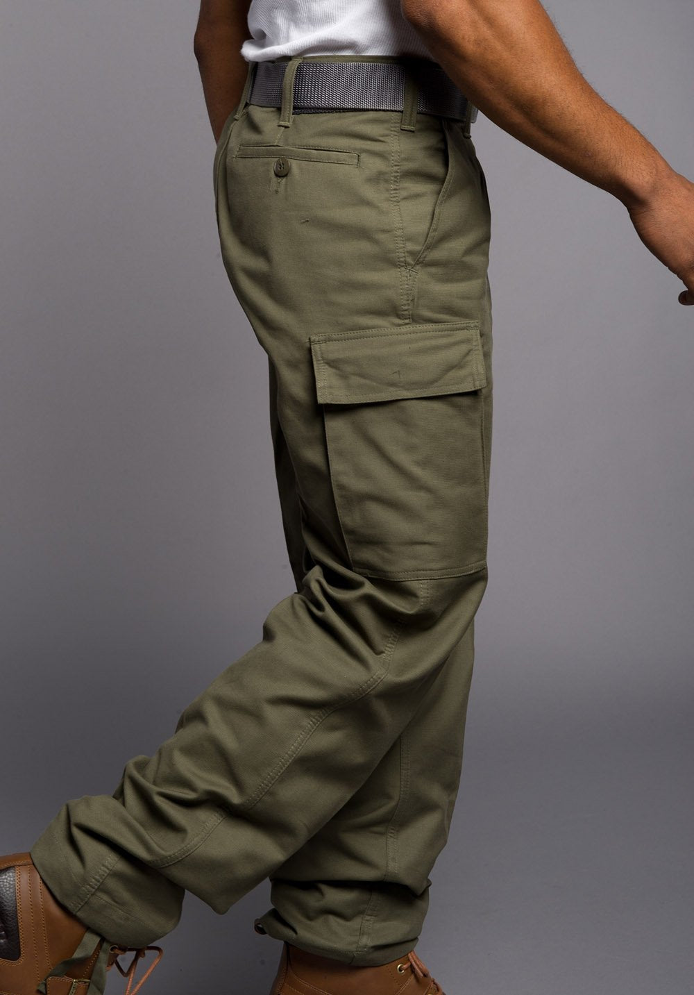 Mens Cargo Camo Pants Multi Pocket Lightweight Army Regular Fit Camo Grey  30x30 - Walmart.com