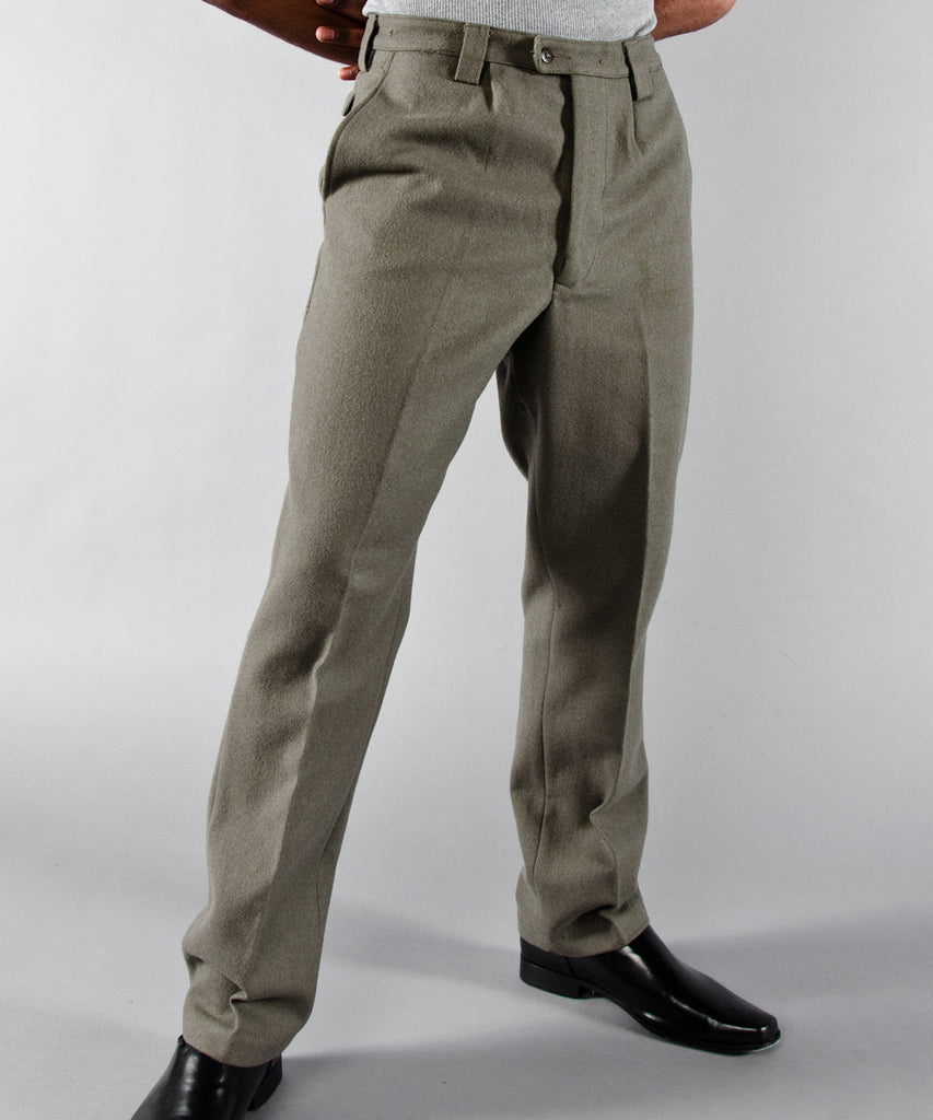 INCA Wool Trousers with elastic waistband